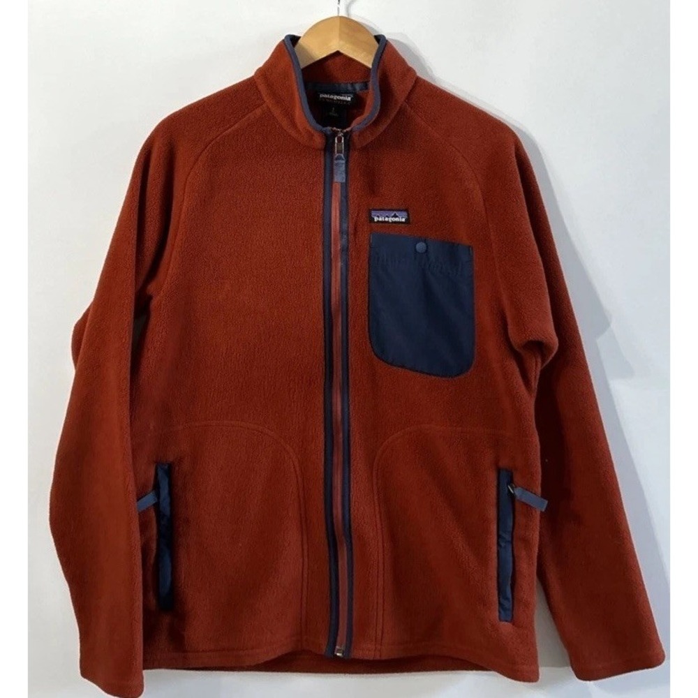Mens Patagonia Synchilla Karstens Full Zip Fleece Jacket 25676 Small